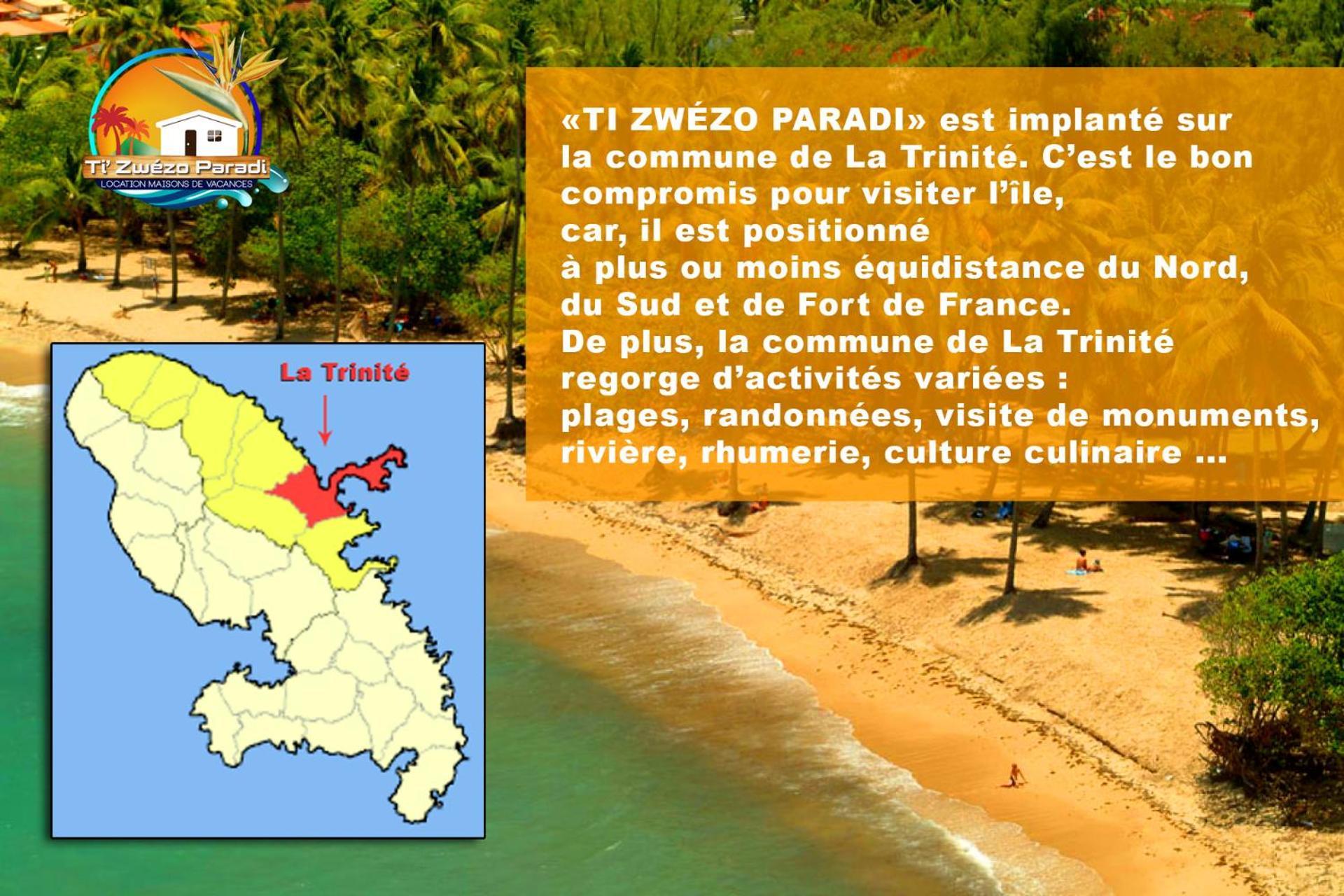 F3 Hibiscus - Piscine Chauffee - Vue Mer - 9 Min De La Plage - Ti Zwezo Paradi La Trinite Exterior photo